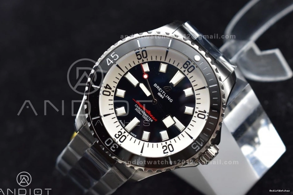 Edition White Black on 1:1 Dial Best Bracelet TF Automatic Chic 44 475 SuperOcean SS A 1226